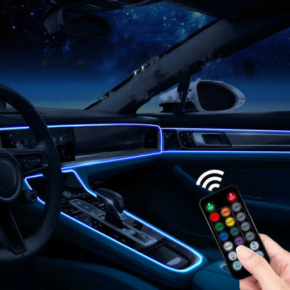 Bande lumineuse néon flexible à activation vocale automatique, éclairage décoratif LED ambiant, effet symphonie/coulée lumineuse, aussi fait pour accessoires d’éclairage de voiture.