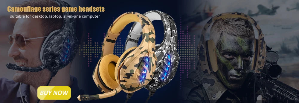 Casque Gaming G2000 – Son stéréo, basses profondes, casque filaire avec éclairage et microphone pour PS5, PS4, XBOX, PC, ordinateur portable