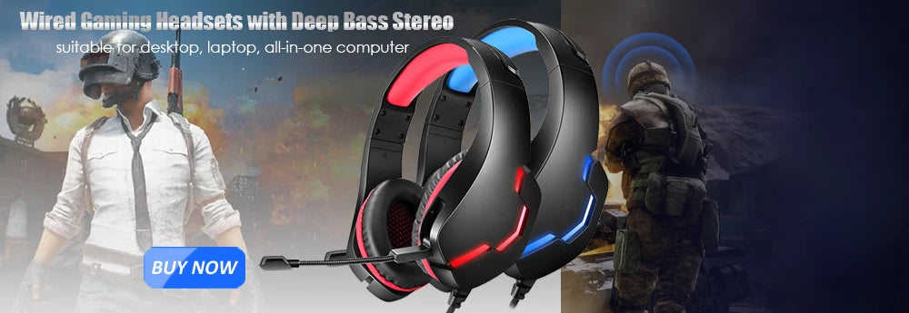 Casque Gaming G2000 – Son stéréo, basses profondes, casque filaire avec éclairage et microphone pour PS5, PS4, XBOX, PC, ordinateur portable