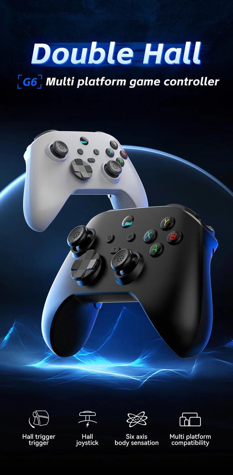 2.4G Wireless Gamepad for Xbox One ,Xbox Seris S ,X Console Window 7 8 10 Pc with Dual Vibra/Six Axis Multi Game Controller