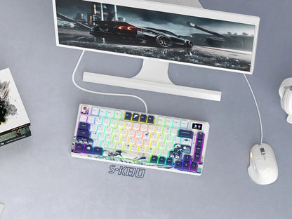 Womier SK80 – Clavier mécanique 75% RGB Hot-Swap petit écran personnalisable
