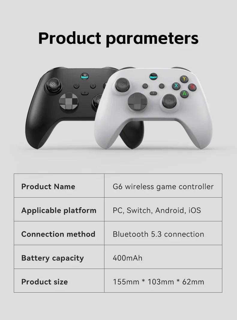 2.4G Wireless Gamepad for Xbox One ,Xbox Seris S ,X Console Window 7 8 10 Pc with Dual Vibra/Six Axis Multi Game Controller