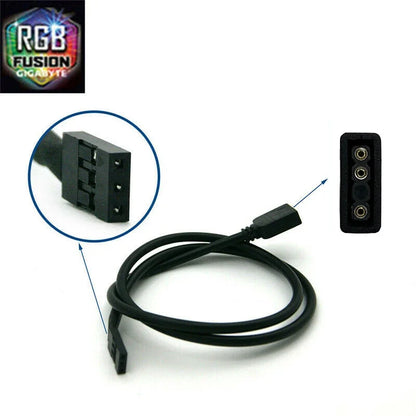 Addressable Rainbow PC Digital WS2812b LED Strip Light for 5V 3pin ARGB Header PC Case Asus Aura Sync RGBIC Fusion MSI Mystic