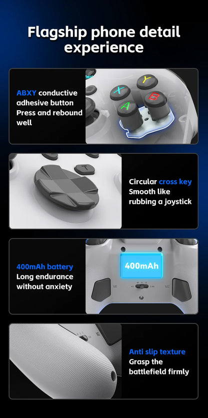 2.4G Wireless Gamepad for Xbox One ,Xbox Seris S ,X Console Window 7 8 10 Pc with Dual Vibra/Six Axis Multi Game Controller