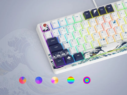 Womier SK80 – Clavier mécanique 75% RGB Hot-Swap petit écran personnalisable