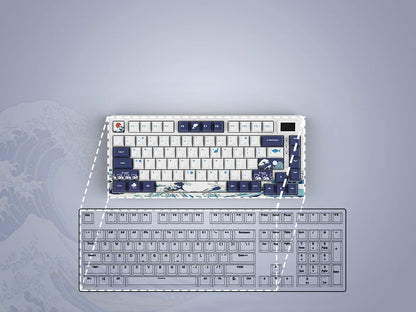 Womier SK80 – Clavier mécanique 75% RGB Hot-Swap petit écran personnalisable