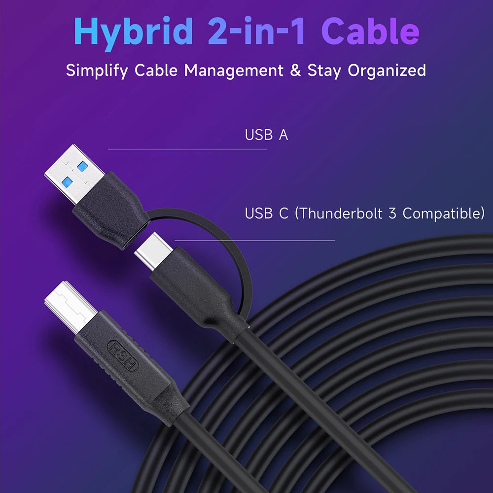 RSHTECH – Hub USB 3.0 RGB avec 7 ports, répartiteur de données 5 Gbps et 14 modes d’éclairage, pour ordinateur, PC portable et accessoires.