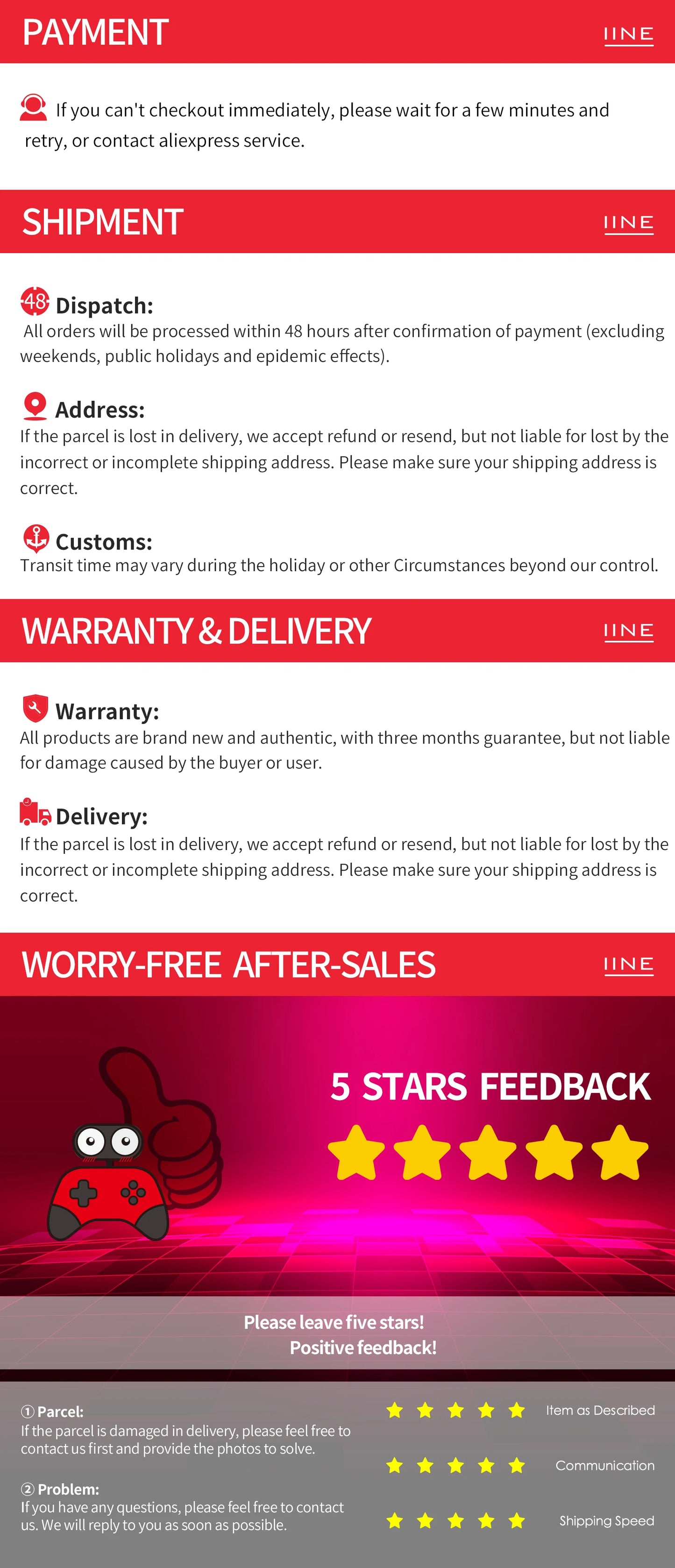 Station de charge IINE pour manette PS5, design antidérapant, indicateur LED, protection contre la surcharge, charge rapide